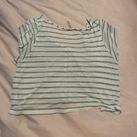 LF striped cropped tee - Picture 3 of 3